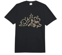 90s Y2K Tea Time Debajo de Las Estrellas con ratón Caracol y Gusano Comfort Colors Adult Heavyweight T-Shirt