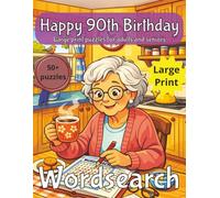 90th Birthday Word Search for Women: 90th Birthday Gift UK | Gifts for Women | Present for Senior | 90 Year old Gift | 90th Gift for Women | Nostalgic ... | Fun Gift Elderly | Grandma 90th Present
