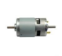 90W 775 Doppelwellenmotor 6000 rpm Bimetall Schleifmaschine Motor Compact für Mini Bohrer Lithium Werkzeug DIY Metall Holz Bearbeitung Silber 11,1x4,4x4,2cm