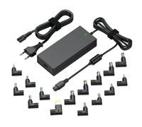 90W Cargador Universal Portátil para HP Pavilion Lenovo IdeaPad ThinkPad ASUS VivoBook Acer Aspire Samsung Toshiba Cable Ordenador PC AC Adaptador Fuente Alimentación con 15 Conectores