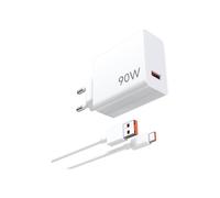 90W Fast Charger with 1m USB-C Cable for Xiaomi 14, 13 Ultra, POCO X7 Pro, POCO F6, Turbo Charger for Redmi Note 13, 14 Pro 5G