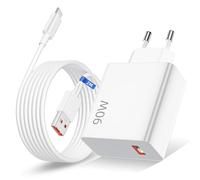 90W para Turbo Cargador Rápido para Redmi Note 14 Pro 13Pro 12Pro 11 14C,Adaptador de Cargador Rápido 6A Carga-Turbo Cable USB C 2m para Xiaomi 14T 15 Ultra 14 13T 13 Ultra 13 Lite Poco X7 Pro X6Pro