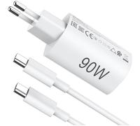90W para Turbo Cargador Rápido USB C con Cable USB C 1m para Poco X8 X7 Pro
