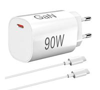 90W USB C Cargador para Xiaomi 15 Ultra 15T Poco X7 F7 Pro, USB C Fuente de alimentación GaN Turbo Hyper Charge Cargador Rápido Cable de Carga Rápida Power para Xiaomi 15T Pro 14 Ultra Redmi Note 14