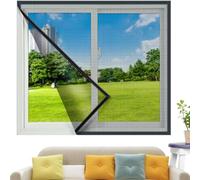 90x110cm Mosquitera Ventana mosquiteras malla mosquitera, mosquitera ventana traer mosquitera adhesivo para mosquiteras Ajustables Mosquiterad para Ventana contra Insectos y Moscas
