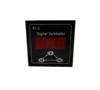 91-3 VoltíMetro Digital para Accesorios de Generador de Gasolina 220V 380V Medidor de Voltaje TrifáSico MonofáSico Herramienta para el Hogar