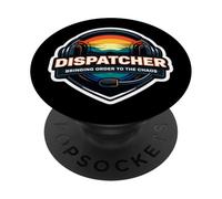 911 Despachador de Emergencia Trayendo Orden al Caos Divertido PopSockets PopGrip Adhesivo