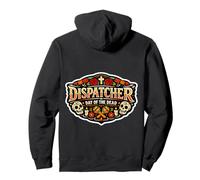 911 Despachador Día De Muertos Mexicano Día De Los Muertos Sudadera con Capucha
