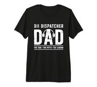 911 Despachador Papá El Ídolo Operador de Despacho 911 Despachador Camiseta Premium