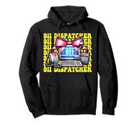 911 Dispatcher Operator Emergencia Chica Mamá Coqueta Arco Sudadera con Capucha