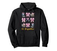 911 Dispatcher Operator Emergencia Chica Mamá Coqueta Arco Sudadera con Capucha