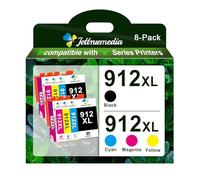 912XL Multipack Cartuchos de Impresora Compatibles para HP 912 XL Cartuchos de tinta para HP 912XL para OfficeJet Pro 8020 Cartuchos 8010 8022 8023 8024 8025 HP OfficeJet Pro 8010 8012 8014 8015
