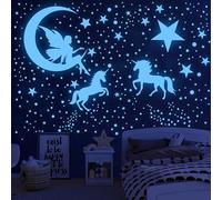 915PCS Unicornio Pegatinas Pared Luminosas Unicornio Estrellas Fluorescentes para Techo Pegatinas Infantiles Pared Fluorescentes Vinilo Pared Infantil Decoración Habitación Niña Dormitorio Guardería