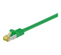 Goobay RJ-45 CAT7 3m - Cable de Red (3 m, Cat7, S/FTP (S-STP), RJ-45, RJ-45, Verde)