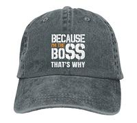 917 Gorra Beisbol Porque Yo Soy El Jefe por Eso Gorra Dad Deportivo Gorra De Visera Adjustable Trucker Gorra para Senderismo Pesca Escalada