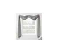 918 53566 Cortina de voile Emily, color carb n, bufanda con cenefa