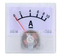 91C16 Amperímetro DC analógico, tipo indicador mecánico metro actual con terminales de cobre para el panel industrial 10A-50A (10A)