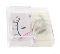 91C16 Voltímetro de CC de puntero mecánico para montaje de panel industrial en distribución de generación de energía y control de procesos metalúrgicos (DC50V)