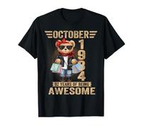 92 años Octubre 1934 Oso de Peluche 92 cumpleaños Mujer Camiseta