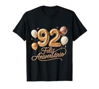 92 Feliz Cumpleaños Portugal Feliz Cumpleaños Portugués Camiseta
