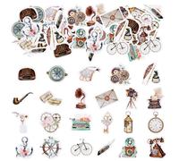 92 Piezas Pegatinas Retro, Accesorios Para Diario, Bloc De Notas, Pegatinas Para Álbum De Recortes, Decoración De Pegatinas Diy, Pegatinas Estéticas Autoadhesivas Para Equipaje, Cuaderno, Tazas