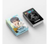 92 tarjetas fotográficas de G-Dragon Quan Zhilong, pegatinas bigbang tarjetas de felicitación de doble cara (94333)