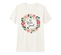 92 Years Loved Women Men 92 Years Old 92th Birthday Camiseta Premium