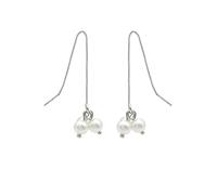 925 Long Tassel Ear Line Fashion Elegant Pearl Pendant Women Minimalist High-End Earrings
