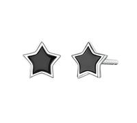 925 Minimalist Star Stud Earrings for Girl Enamel Jewelry Accessories Anti Allergy Gifts