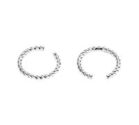 925 Pendientes de Clip de Plata sin perforación de Mariposa de Mariposa Flor de circón Earra para Mujeres Adolescentes sin joyería Pierce luz de Pared