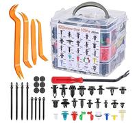 925 piezas de clips de sujeción para automóviles, juego de clips universales para molduras de puertas y sujetadores de parachoques, con herramientas de desmontaje.