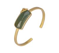 925 Silver Hetian Jade Sapphire Bracelet Bangle
