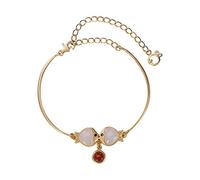 925 Silver Hetian Jade White Jade Little Fish Pulsera