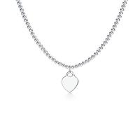 925 Sterling Silver Love Twinkle Teardrop Inlay Zircon Sun halsband