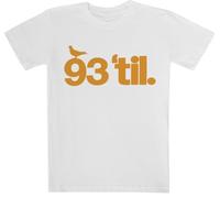 93 Til Infinity Camiseta Blanca De Manga Corta para Niños