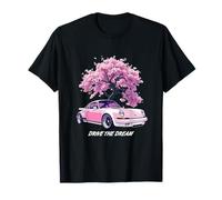 930 964 911 Coche deportivo - Conduce el sueño Japón Sakura Camiseta