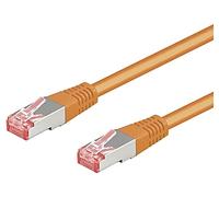 93469 Patch cord S/FTP 6 Line Cu LSZH naranja 10m libre de halógenos 28AWG Go...