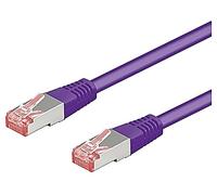 93545 Cable de conexión S/FTP 6 líneas Cu LSZH violeta 7,5 m 28 AWG Goobay