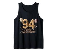 94 Feliz Cumpleaños Portugal Feliz Cumpleaños Portugués Camiseta sin Mangas