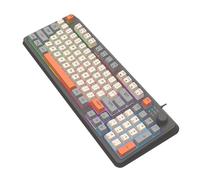 94-key Keyboard for Gamings, Backlit Mechanical Keyboard, Tricolor Keyboard, Wired Pc Keyboard, Keyboard With Backlight, Mechanical Key Keyboard, Compact Keyboard, Compact Keyboard, 15*6*1.29in