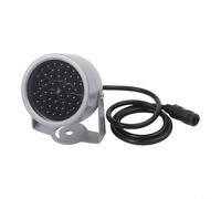 940NM Luz LED infrarroja 48 LEDs para monitoreo CCTV Visión Nocturna Mejorada Alta Visibilidad Hasta 10 Metros Resistente al Agua Aleación de Aluminio Funciona a -20 a +50 °C