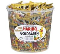 95-105 bolsas Ositos de pequeñas de gominola en cubo ADRI de pet con tapa y asa, Bolsitas de Gominolas 10 gr Perfectas para Regalar en Cumpleaños 1 kg.