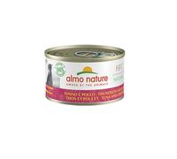 almo nature Comida Húmeda para Perros Natural de Pollo y Atún (24 latas x 95 g). Alimento para Perros Monoproteíco Enlatado HFC Cuisine. Snack Complementario sin Gluten.