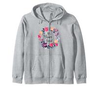 95 Years Loved Floral 95th Birthday Men Women Anniversary Sudadera con Capucha