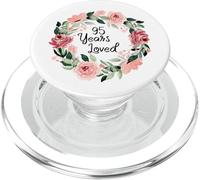 95 Years Loved Women Men 95 Years Old 95th Birthday PopSockets PopGrip para MagSafe
