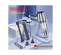 (95000Pa Set 2) Aspirapolvere per auto sin fili 95000pa Aspirapolvere portatile per auto Mini Robot