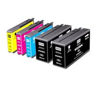 950XL 951XL - Cartuchos de tinta compatibles con HP 950 951, compatible con HP Officejet pro 8600 cartuchos HP Officejet pro 8620 8100 8610 8600 8615 8616 8625 - Juego de 5 cartuchos