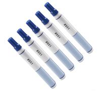 951 - Pluma fundente de soldadura de 10 ml, aplicador de flujo de bajo sólido sin limpieza para soldadura de placas PCB FPC y reparación electrónica, paquete de 5