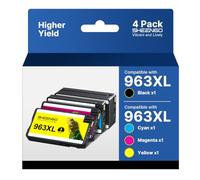 953XL - Cartuchos de Tinta para HP 953 para HP 953XL Multipack 953XL 7740 | HP 953XL para HP 953 XL para HP OfficeJet Pro 7740 7720 8710 8715 8730 (953XL negro, cian, magenta y amarillo, 4 unidades)