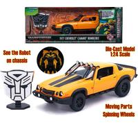 95636 Transformers Rise of the Beasts 1977 Chevrolet Camaro Bumblebee 1/24 Die-C